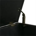 thumbnail image 4 of Atlin Designs Banc de Rangement en Similicuir Brun, 4 of 6
