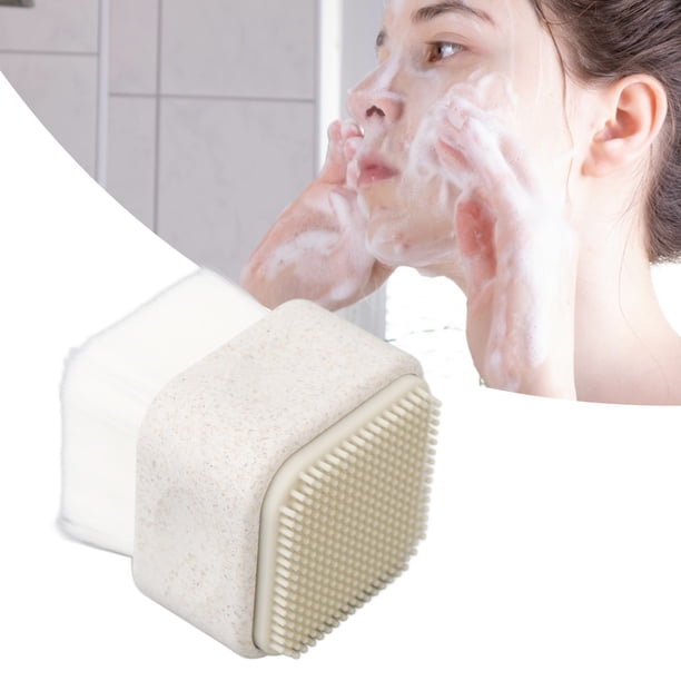 Cepillo De Limpieza Facial, Depurador Facial, Masaje De Piel, Silicona De Doble Cara Para Eliminación De Espinillas Para El Hogar