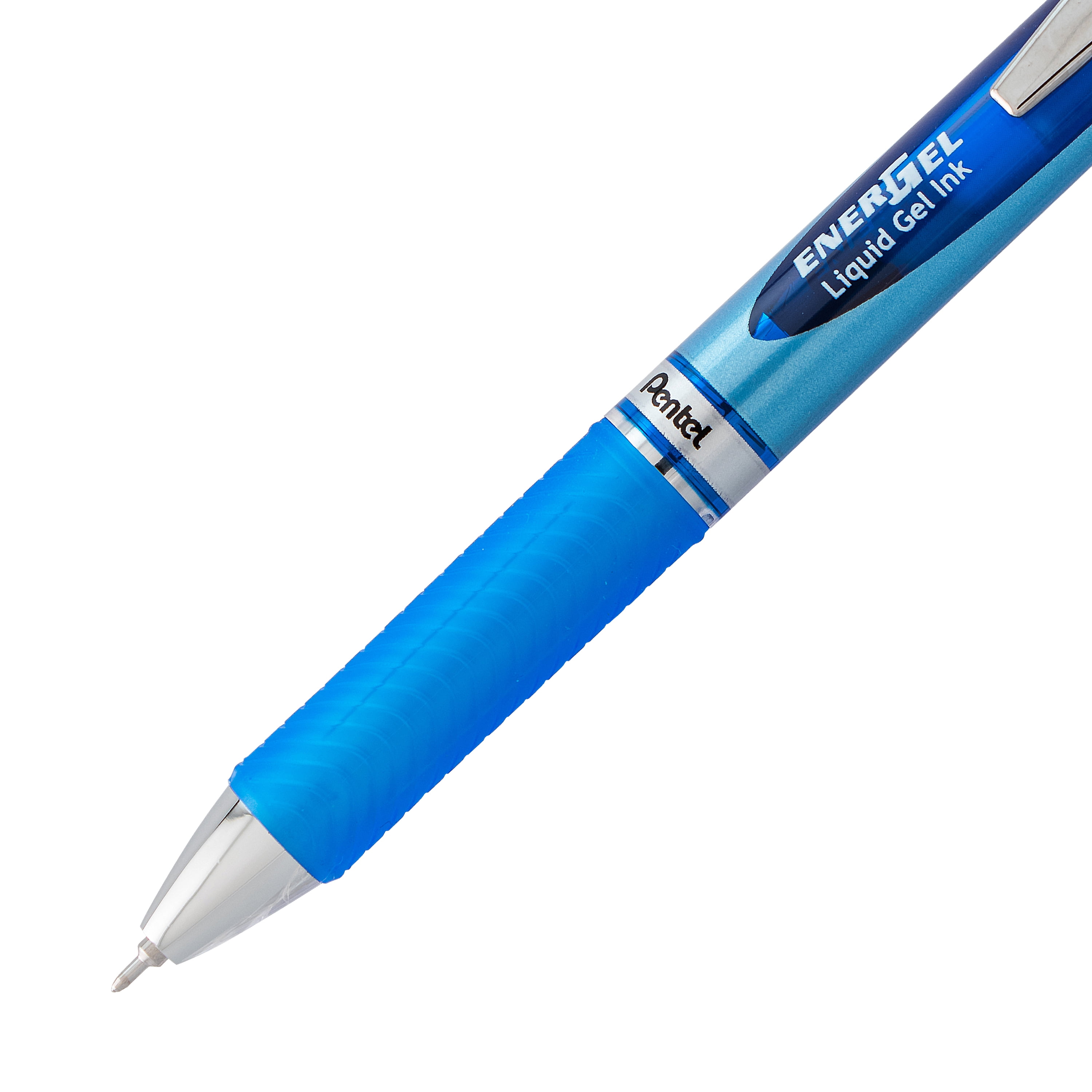EnerGel RTX Gel Pen, Retractable, Fine 0.5 mm Needle Tip, Blue Ink,  Blue/Light Blue Barrel - BOSS Office and Computer Products