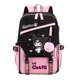 thumbnail image 3 of Jason Sanrio Mochila Escolar Kuromi Lindo Japonés De Dibujos Animados Chica Impresión Personalidad De Moda Bolsas Femeninas Multiusos, 3 of 4