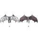 thumbnail image 3 of Cateissary Alas del diablo decoración demonio Cosplay ala conveniente Halloween mascarada carnaval accesorios fiestas Festival Kits de decoración para fiestas Negro, 3 of 6