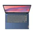 thumbnail image 4 of Lenovo Slim 3 Chromebook Laptop, 14" FHD Touchscreen Computer, 8-Core MediaTek Kompanio 520 Processor, 4GB RAM, 320GB Storage(64GB eMMC + 256GB Micro SD), Wi-Fi 6, Webcam, Chrome OS, 4 of 7