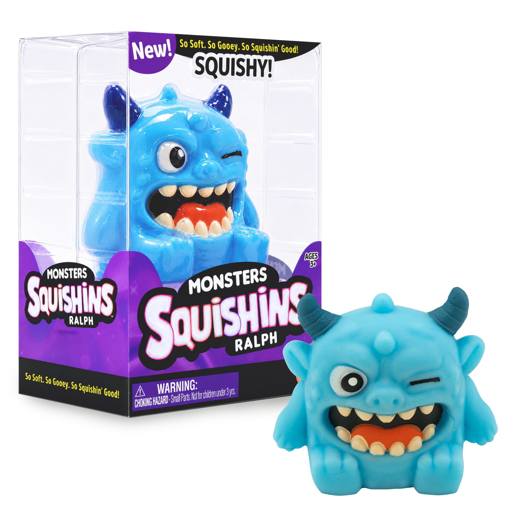Squishins Monster 3D Sensory Fidget, Novelty & Gag Toys for Children Ages 3 and up