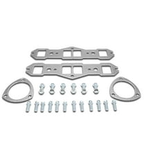 DNA Motoring GKTSET-CSS0660L Y For 2006 to 2009 Chevy Trailblazer SS 6.0L Aluminum Exhaust Manifold Header Gasket Set 06 07 08 09