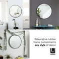 thumbnail image 3 of Miroir mural décoratif rond Umbra Hub, noir, 3 of 6