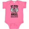 thumbnail image 3 of Inktastic My Hero is Now My Angel Brain Cancer Awareness Boys or Girls Baby Bodysuit, 3 of 5