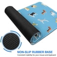 thumbnail image 6 of Long Mouse Pads for Desk,Kirky Hasky Dalmatian Desk Mats on Top Of Desks, Desk Mouse Pad Extra Large with 3mm Non-Slip Base and Stitched Edge for Gaming,Office,Work,Home 31.5"x11.8", 6 of 6