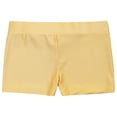 thumbnail image 4 of iiniim Girls Gymnastics Dancewear Athletic Ballet Dance Gym Yoga Workout Booty Shorts Activewear Yellow 8, 4 of 6