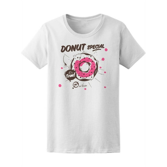 Donut With Sprinkles & Chocolate Tee Women's -Image by Shutterstock
