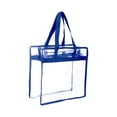thumbnail image 3 of Bolsa de maquillaje transparente, ajustable, informal, de PVC, para desplazamientos al aire libre. Azul, 3 of 9