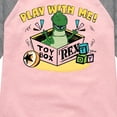 thumbnail image 3 of Toy Story - Play With Me - Toddler & Youth Girls Raglan Graphic T-Shirt, 3 of 5