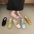 thumbnail image 4 of Bailamos, zapatillas de mujer, nuevas zapatillas de primavera, zapatos bajos, sandalias Mary Janes, moda 2024, zapatos de vestir femeninos, zapatos planos con tiras en la parte posterior, 4 of 5