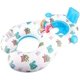 thumbnail image 3 of Flotador de natación para madre y bebé recién nacido con toldo inflable, anillo de natación (bote de asiento doble para bebés de 6 a 36 meses),11 Feliz Sencillez, 3 of 4