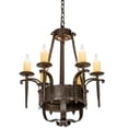 thumbnail image 2 of Meyda Tiffany 204205 Costello 6 Light 24" Wide Taper Candle Style Chandelier - Custom, 2 of 6