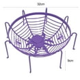 thumbnail image 4 of 2-Pack Halloween Spider Web Candy Baskets and Fruit Plates – Spacious, Durable, and Vibrant Party Serving Platters, 4 of 7