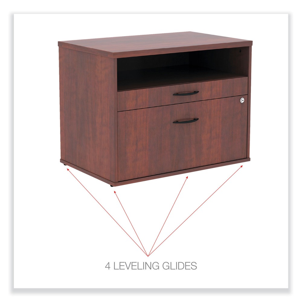 Alera 2 Drawers Lateral Lockable Filing Cabinet, Cherry - image 5 of 8