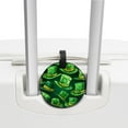thumbnail image 3 of Saint Patrick's Day 2pcs PU Leather Round Bag Tags with Privacy Cover and Name ID Tag - Suitcase Tags for Travel Luggage, Handbags, Backpacks, School Bags, 3 of 6