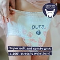 thumbnail image 2 of Pura Size 5 Diaper Pants - 1 x 19 Diapers (27-38lbs) Pull Up Disposable Baby Diapers for Sensitive Skin, Hypoallergenic, Fragrance Free, Totally Chlorine Free, Easy-Tear Sides RDD17, 2 of 3