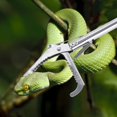 thumbnail image 2 of serony Snake Tongs Stainless Steel Heavy Duty Three Holes Locks Protection Garbage Clip Adjustment Dual Sides Anti-snkae Clips Type 1, 2 of 5
