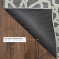 thumbnail image 5 of Addison Rugs Mayfield Premium Machine Washable Transitional Lattice Gray Rectangle Rug, 3' x 5', 5 of 6