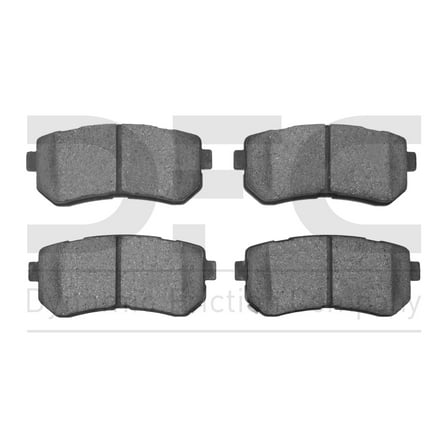 Dynamic Friction Company 5000 Advanced Brake Pads - Ceramic 1551-1157-00-Rear Set