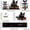 A, variant on 8pcs Halloween Cupcake Toppers Glitter Black Zombie Hand Cupcake Picks for Halloween Horror Movie Bloody Theme Birthday Party Cake Decorations Supplie