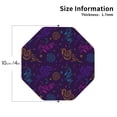 thumbnail image 2 of Kdxio Colorful Snake Funny Coasters,4 Pcs Leather Coasters,Housewarming Gifts,Protect Furniture from Water Marks Scratch and Damage, 2 of 8