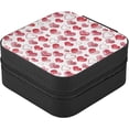 thumbnail image 3 of Valentine's Day Heart Jewelry Box for Teens Girls Women Birthday Christmas Gift, Portable PU Leather Jewelry Storage Box Mini Travel Jewelry Case for Necklace, Earrings, Rings, Bracelet, 3 of 7