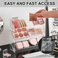 thumbnail image 4 of YIEMEEN Multilevel Clear Organizers for Cosmetics and Skincare Products Organization, 4 of 12