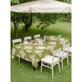 thumbnail image 3 of Outdoor Tablecloth with Umbrella Hole and Zipper, Sage Green Floral Rectangle Table Cloth 60x102 Inch Waterproof Tablecloth, Spring Flowers Modern Abstract Art Farmhouse Picnic Table Cover for Patio, 3 of 7