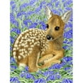thumbnail image 1 of Deer Fawn Flag Garden Size, 1 of 1