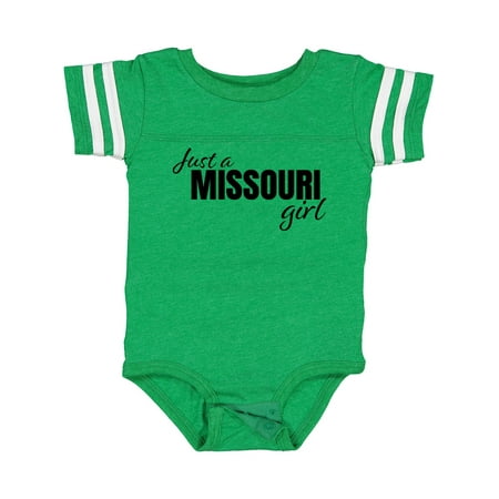 

Inktastic Just a Missouri Born and Raised Girls Baby Bodysuit