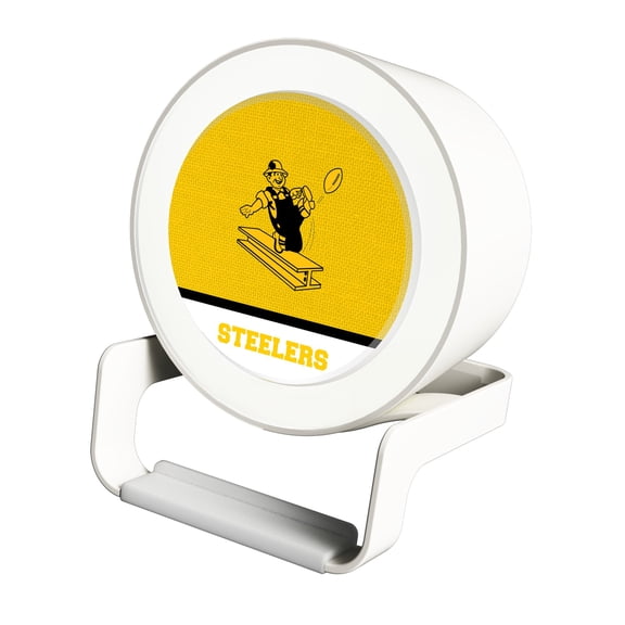 Pittsburgh Steelers Historic Team Logo Night Light Charger with Bluetooth Speaker