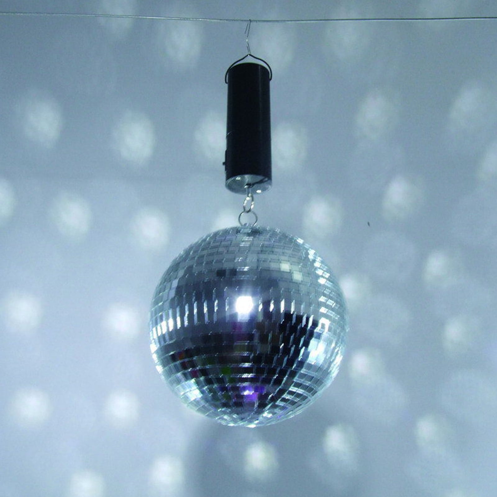 Rotating Mirror Disco Ball Motor Hanging Sound Control 18 Led Light Beads for Home Bar Party DJ Stage Light Background