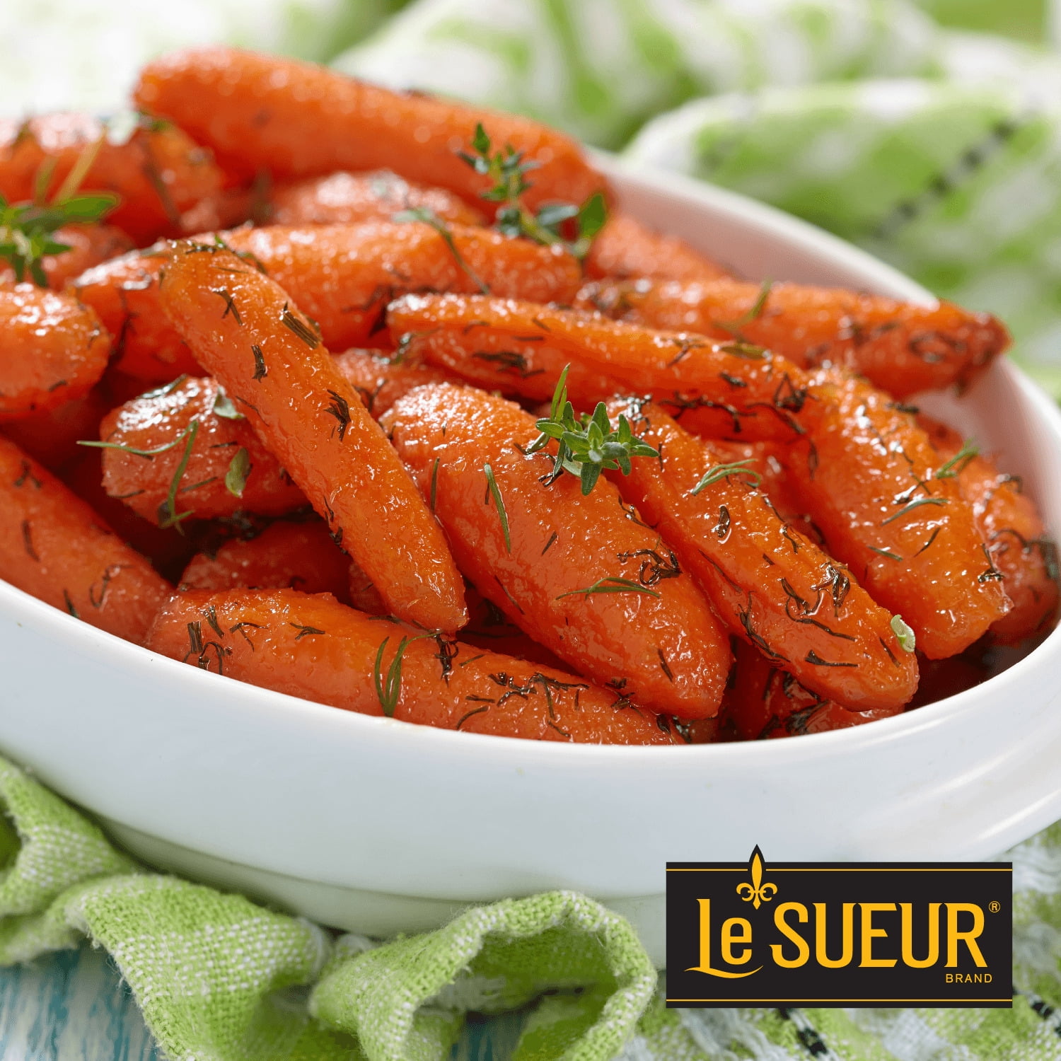 Le Sueur Whole Tender Baby Carrots 15 oz Can (Pack of 6)