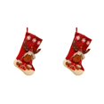 thumbnail image 3 of Yuarrent Colgante de calcetín de Navidad Calcetín Dulce Snack Colgando Bolsa de regalo Fiesta Año nuevo Adorno Familia Chimenea Árbol Estilo Estilo de animales 2piezas Yuarrent CBP162478, 3 of 5