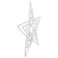 thumbnail image 3 of Northlight 24" LED Lighted Layered Stars 8 Function Christmas Window Silhouette, 3 of 5