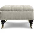 thumbnail image 3 of Serta Abbot Tufted Ottoman with Storage, Ivory, 3 of 7