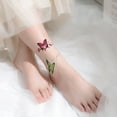 thumbnail image 2 of 8 Sheets Tattoo Sticker 3D Butterfly Flower Temporary Tattoo Body Sticker, 2 of 10