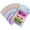 Holographic-50P, variant on 100 Pack,Round Corner Clear Window Smell Proof Holographic Bags
