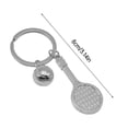 thumbnail image 3 of Uinagy Tennis Ball Shaped Keychain, 3 of 9