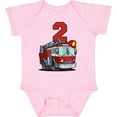 thumbnail image 3 of Inktastic 2nd Birthday Fire Truck Boys or Girls Baby Bodysuit, 3 of 5