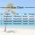 thumbnail image 2 of BEFOKA Womens Summer Swimsuit Clearance,Womens Stripe Two Piece Swimsuits Mesh Bathing Suits Roudn Neck Blackless Swimwear, 2 of 4