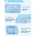 thumbnail image 2 of Sombrero de bambú de dos piezas (azul y rosa), sombrero de sombrilla para niños, sombrero de sombrilla con cara sonriente, sombrero de viaje con protección solar, sombrero de pescador masculino y fem, 2 of 5
