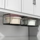 thumbnail image 4 of Nvzi Estante de almacenamiento para lavabo de inodoro de 1 pieza, mueble de baño sin perforaciones, estante de almacenamiento de hierro negro montado en la pared, 4 of 5
