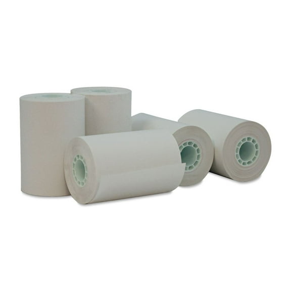 Universal 35766 Single-Ply Thermal Paper Rolls, 2 1/4-Inch x 55 ft, White, 50/Carton
