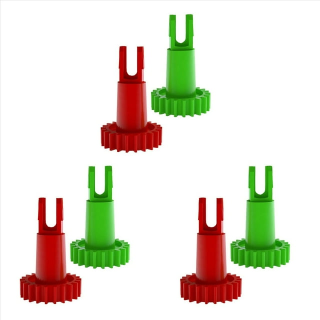 6 Piezas de Engranaje A Presión del Motor del Cepillo Lateral para OZMO T5 T8 T9 N8 N5 X1, Accesorios de Repuesto para Aspiradora Robot