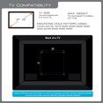 thumbnail image 2 of QualGear,Stainless Steel QG-TM-001 37-Inch to 70-Inch Universal Ultra Slim Low Profile Picture Hanging Style Wire Rope TV Wall Mount, 2 of 5