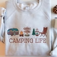 thumbnail image 2 of Embroidered Camping Life Sweatshirt: Outdoorsy Gift, 2 of 5