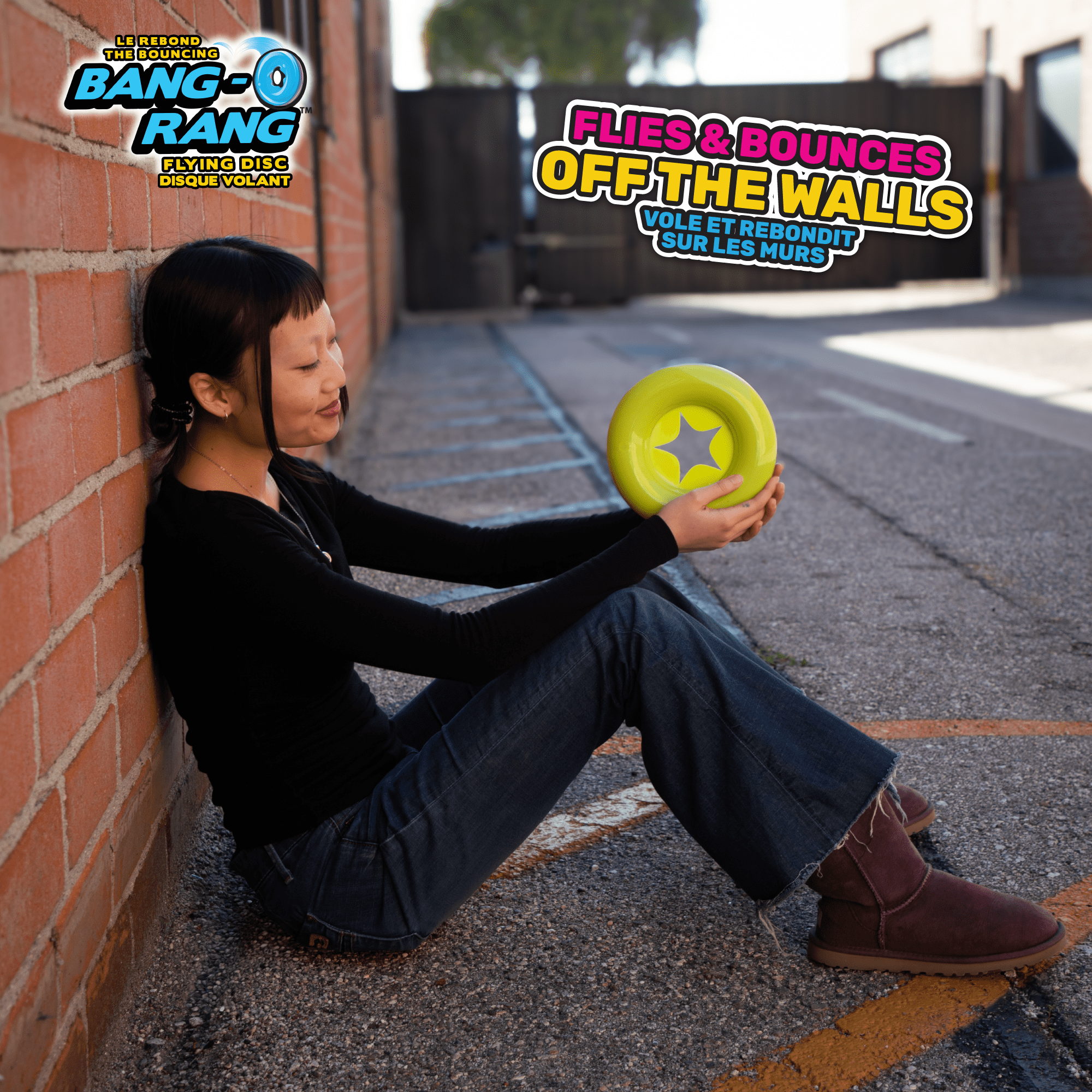 Disque volant Bang-o-Rang de KessCo – 1 Pièce – Les couleurs peuvent varier